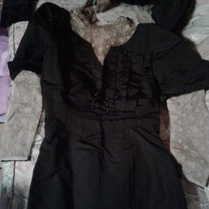 Antique Black Mourning Dress